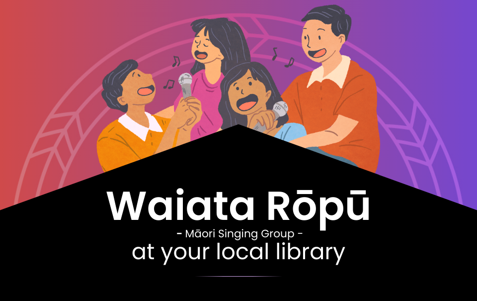 Waiata Rōpū At Your Local Library Website Tile