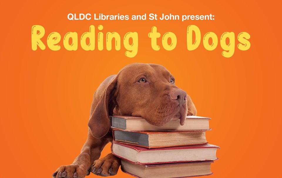 Reading To Dogs With QLDC Libraries