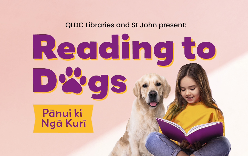 Reading To Dogs With QLDC Libraries
