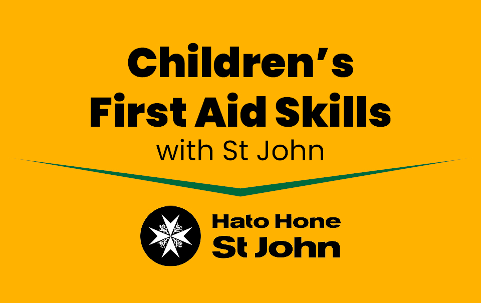 QLDC Libraries St John Childrens First Aid Skills Website Tile Jan26