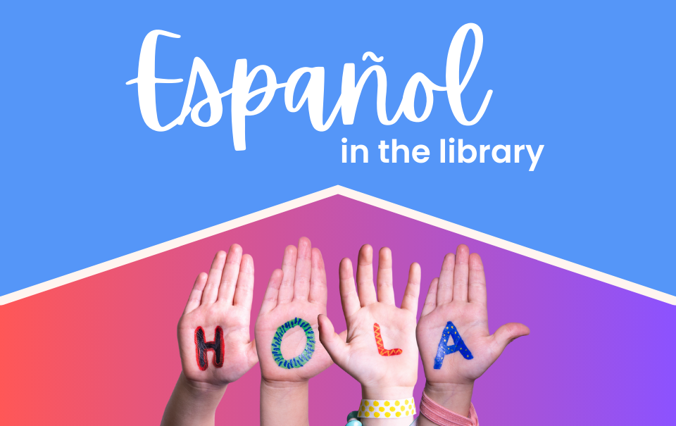 Español In The Library Website Tile