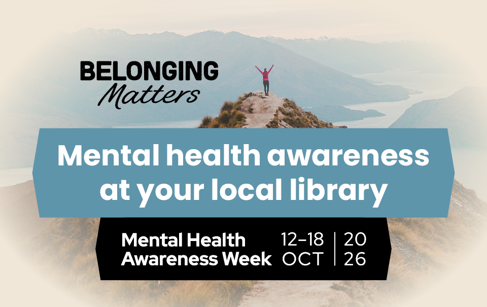 QLDC Libraries Mental Health Awareness Week Website Tile Sep26