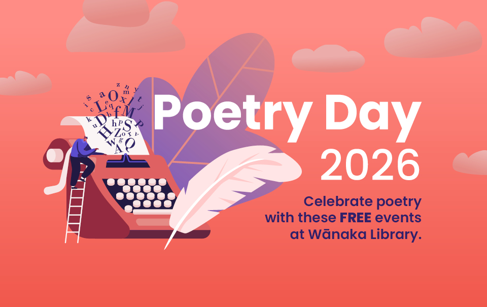 QLDC Libraries Poetry Day 2026 Website Tile Jul26