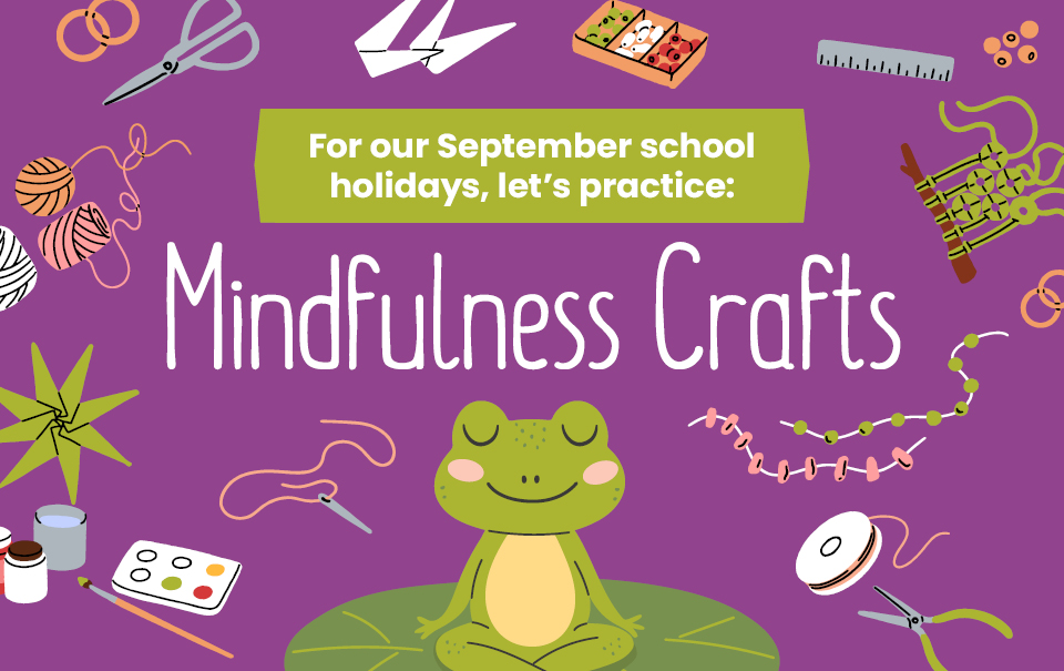 QLDC Libraries Holiday Programme Mindfulness Crafts Website Tile Aug25
